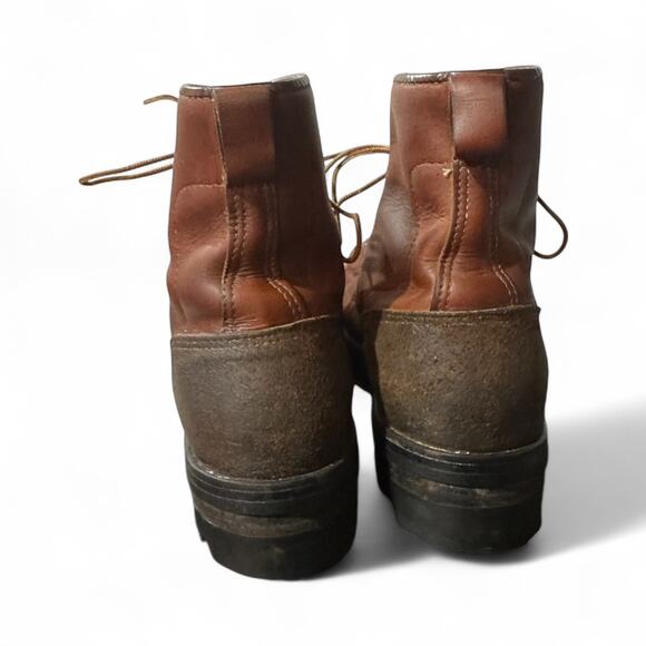 Vintage 70s Danner Woodsman Mountain Elk Boots Vibram Soles USA Mens Sz 10 EE - Picture 4 of 10